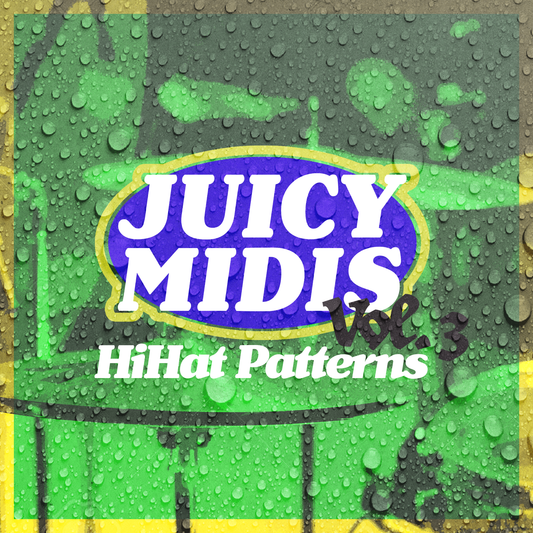 Juicy MIDIs Vol 3 (HiHat Patterns)